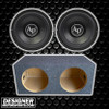 Audiopipe TS-PP3-12-D4 Package | Dual 12" 1600W D4 Subwoofers & QPower HD Sealed Box