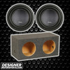 American Bass XR 10 Package | Dual 10" 2000W D4 Subwoofers & QPower HD Sealed Box