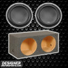 American Bass XR 15 Package | Dual 15" 3000W D2 Subwoofers & QPower HD Sealed Box