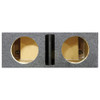 QPower QHD212VDIV | Dual 12 Inch Heavy-Duty Dual Ported Vented Subwoofer Box