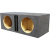 QPower QHD210VDIV | Dual 10 Inch Heavy-Duty Dual Ported Vented Subwoofer Box