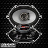Crunch CS5768CX | 5x7 / 6x8 Inch 250W 4 Ohm 2-Way Coaxial Speakers (Pair)