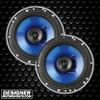 QPower QP650 | 6.5 Inch 500W Max 4 Ohm 2-Way Coaxial Speakers (Pair)