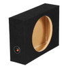 QPower BQSHALLOW12SINGLE | 12 Inch Sealed Shallow Slim Truck Subwoofer Box