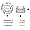 DB Drive WDX G1 8 Inch 1200W DVC 4 Ohm Subwoofer | WDX8G1.4