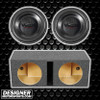 DB Drive WDX G0 12 Package | Dual 12" 1200W D4 Subwoofers & QPower HD Ported Box