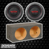 DB Drive WDX G1 15 Package | Dual 15" 2000W D4 Subwoofers & QPower HD Sealed Box