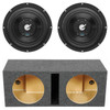 Planet Audio Big Bang 12 Package | Dual 12" 2500W D4 Subwoofers & QPower HD Ported Box