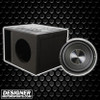 Pioneer TS-A250D4 Package | 10" 1300W D4 Subwoofer & QBomb Kerf Ported Box