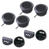 Power Acoustik NB-2 | 1 Inch 200W Dome Tweeters (4 Pack)