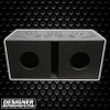 QBomb QBOMB65V | Dual 6.5 Inch Ported Vented Subwoofer Box
