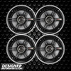 Crunch CS65CXS | 6.5 Inch 300W 4 Ohm 2-Way Shallow Coaxial Speakers (4 Pack)