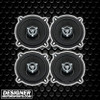 Power Acoustik EF-52 | 5.25 Inch 300W 4 Ohm 2-Way Coaxial Speakers (4 Pack)
