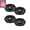 Power Acoustik EF-573 | 5x7 Inch 500W 4 Ohm 3-Way Coaxial Speakers (4 Pack) TAX SALE MAIN PHOTO