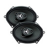 Power Acoustik EF-573 | 5x7 Inch 500W 4 Ohm 3-Way Coaxial Speakers (4 Pack)