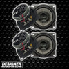 Massive Audio FX4 | 4 Inch 200W 4 Ohm 2-Way Coaxial Speakers (4 Pack)