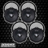 American Bass Godfather 6.5 Inch 600W 4 Ohm Pro Midrange Speakers | GF65MR (4 Pack)