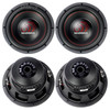 Massive Audio MMA 10 Inch 1000W DVC 4 Ohm Subwoofers | MMA104 (4 Pack)