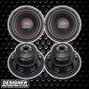 Massive Audio MMA 12 Inch 1000W DVC 4 Ohm Subwoofers | MMA124 (4 Pack)