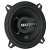 Massive Audio MX5 | 5.25 Inch 80W 4 Ohm 3-Way Coaxial Speakers (4 Pack)