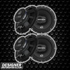 Massive Audio MX65S V2 | 6.5 Inch 100W 4 Ohm 3-Way Shallow Speakers (4 Pack)