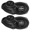 Massive Audio MX693 | 6x9 Inch 250W 4 Ohm 3-Way Coaxial Speakers (4 Pack)