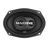 Massive Audio MX693 | 6x9 Inch 250W 4 Ohm 3-Way Coaxial Speakers (4 Pack)