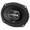 Massive Audio MX693 | 6x9 Inch 250W 4 Ohm 3-Way Coaxial Speakers (4 Pack)