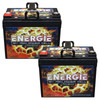 Energie PR1600 | 12-Volt 35AH AGM Power Cell Performance Battery 1600W (2 Pack)