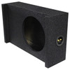 QBomb QBSHALLOW10DF | 10 Inch Sealed Shallow Slim Subwoofer Box Down Fire (2 Pack)