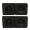 QBomb QBTW65 | 6.5 Inch Sealed Square Speaker Boxes (4 Pack)