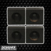 QBomb QBTW65 | 6.5 Inch Sealed Square Speaker Boxes (4 Pack)