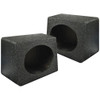 QBomb QBTW6X9 | 6x9 Inch Sealed Wedge Speaker Boxes (4 Pack)