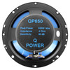 QPower QP650 | 6.5 Inch 300W Max 4 Ohm 2-Way Coaxial Speakers (4 Pack)