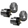 American Bass SQ 05T | 1 Inch 100W 4 Ohm Aluminum Bullet Tweeters | SQ05T (4 Pack)