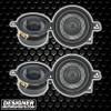 American Bass SQ3.5 | 3.5 Inch 80W 4 Ohm 2-Way Coaxial Speakers (4 Pack)