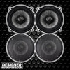 American Bass SQ5.25 | 5.25 Inch 120W 4 Ohm 2-Way Coaxial Speakers (4 Pack)
