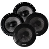 American Bass SQ6.5 | 6.5 Inch 160W 4 Ohm 2-Way Coaxial Speakers (4 Pack)