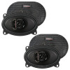 American Bass SYMPHONY 4x6 Inch 125W 4 Ohm 2-Way Coaxial Speakers (4 Pack)