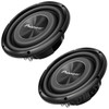 Pioneer TS-A3000LS4 | 12 Inch 1500W SVC 4 Ohm Shallow Slim Subwoofers (Pair)