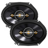 Pioneer TS-A6881F | 6x8 Inch 350W 4 Ohm 4-Way Coaxial Speakers (4 Pack)