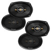 Pioneer TS-A6961F | 6x9 Inch 450W 4 Ohm 4-Way Coaxial Speakers (4 Pack)