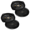 Pioneer TS-A6971F | 6x9 Inch 600W 4 Ohm 4-Way Coaxial Speakers (4 Pack)