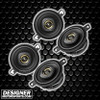 Pioneer TS-A879 | 3.5 Inch 450W 4 Ohm 2-Way Coaxial Speakers (4 Pack)