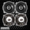 Pioneer TS-G1320S | 5.25 Inch 250W 4 Ohm 2-Way Coaxial Speakers (4 Pack)