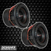 American Bass XFL 10 Inch 3000W DVC 4 Ohm Subwoofers | XFL1044 (Pair) XFL-1044, XFL10D4, XFL-10-D4