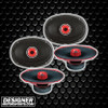 American Bass Godfather 6x9 MR + Horn | 6x9 Inch 600W 4 Ohm Pro Speakers | GF69MRH (4 Pack)