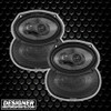 American Bass SQ6.9 | 6x9 Inch 200W 4 Ohm 3-Way Coaxial Speakers (4 Pack)