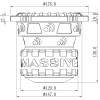 Massive Audio GTR 6.5 Inch 600W DVC 4 Ohm Subwoofer | GTR64