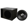 Hifonics HFX12D4BK Package | 12 Inch 800W DVC 4 Ohm Subwoofer & QBomb Kerf Ported Box